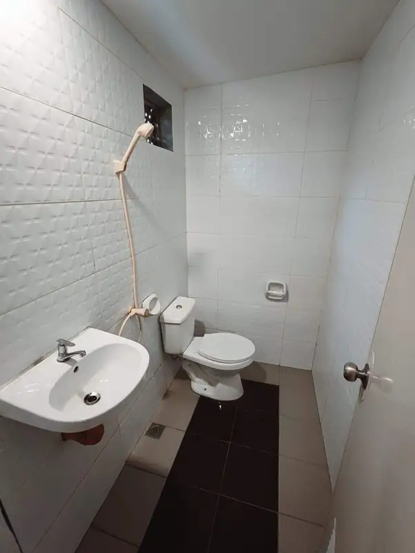 Bamboo Room bathroom — Rose Apartments Anda Bohol